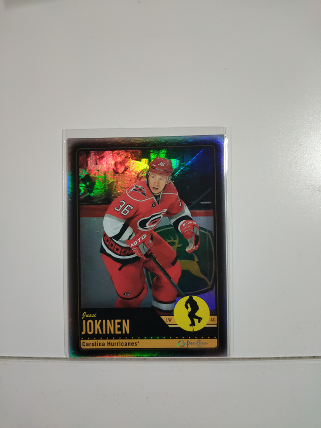 2012-13 O-Pee-Chee - Black Rainbow #358 Jussi Jokinen SN100