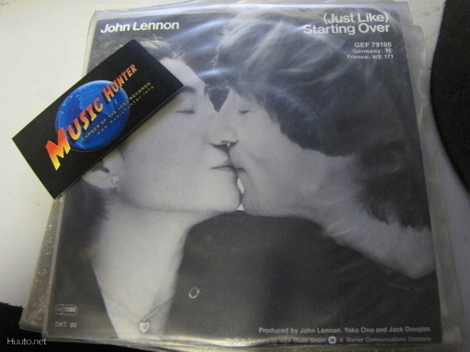 JOHN LENNON-JUST LIKE STARTING OVER / KISS KISS KISS 7'' GER