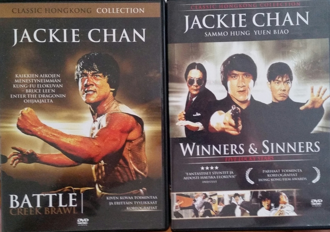 Jackie Chan, Battle Creek Brawl  ja  Winners & Sinners -DVD