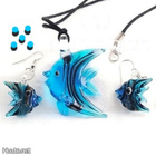 1135 .. Murano Käsityö Lampwork Taidelasi .. Kaulakoru - pikkukuva 1