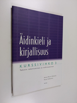 Kaija Valkonen : Äidinkieli ja kirjallisuus - Kurssivihko...