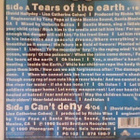 DAVID HALLYDAY::TEARS OF THE EARTH / CAN'T DENY:VINYYLI 7" - pikkukuva 2