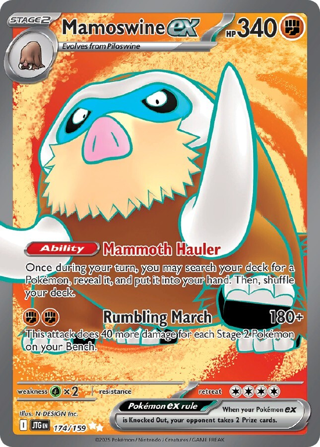Mamoswine ex 174/159 - Journey Together - NM/M