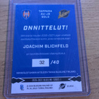 Joachim Blichfeld Tappara Gold signature blueline 26-27 - pikkukuva 2