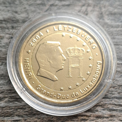Luxemburg 2004 2€ Suurherttua Henri ja monogrammi!