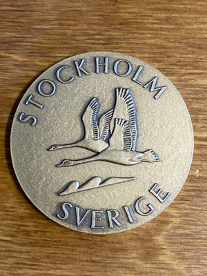 RUOTSI POSTIMERKKINÄYTTELY MITALI