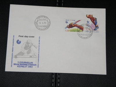 Yleisurheilun MM-kisat 1983 FDC
