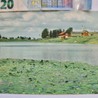 VANHA Panomascope Postikortti Kyröjoki Panorama - pikkukuva 1