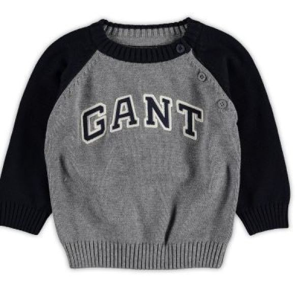 GANT harmaa neule NEULE 68 cm ovh 89,90€, UUSI ja UPEA