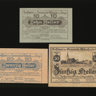 Itävalta Notgeld 10, 20, 50 Heller, Aschach 1920 - pikkukuva 2