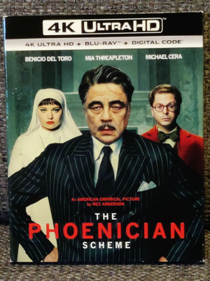 The phoenician scheme 4k blu ray