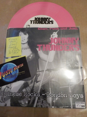 JOHNNY THUNDERS - CHINESE ROCKS M-/EX 7'' SINGLE