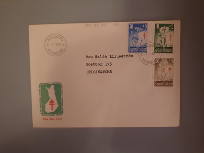 FDC Suomi 1959 TUB srj