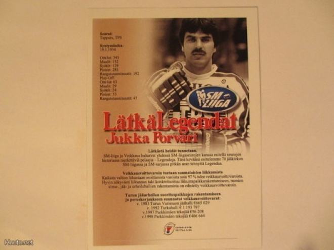 Jukka Porvari TPS Lätkälegendat