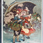 Pp-leima ANIANPELTO vanhalla joulukortilla 1924 - pikkukuva 3