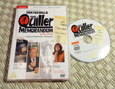 Ivan Foxwell: The QUILLER MEMORANDUM DVD (1966)