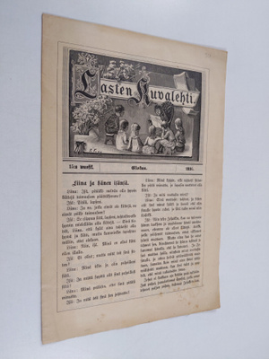 Lasten kuvalehti elokuu 1895