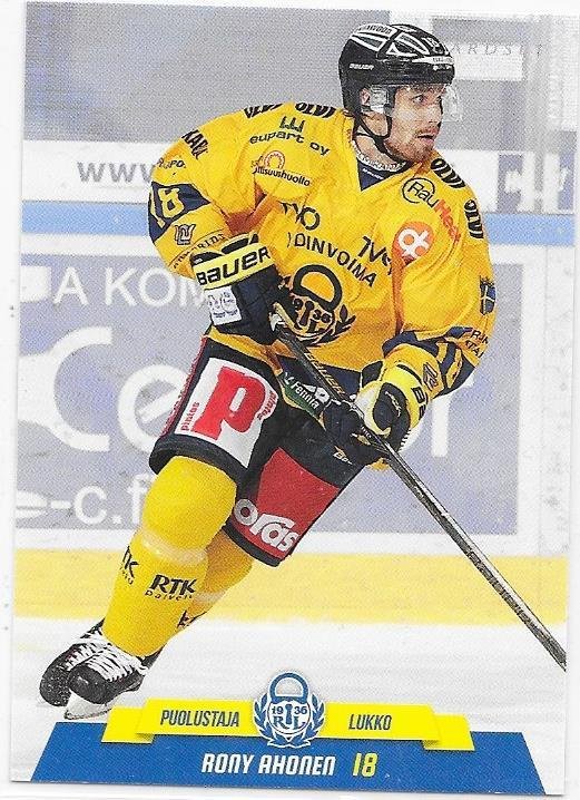 2017-18 CardSet #278 Rony Ahonen Lukko