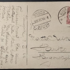 Kukkataidekortti Kuusjoki ja Hanko -leimoin 1922 - pikkukuva 2