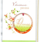 °°VALMISTUMISPÄIVÄNÄ...ONNEA°° 2-osainen KORTTI / & Kuori - pikkukuva 1