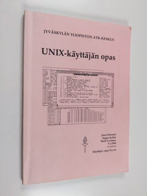 Jussi Eloranta : UNIX-käyttäjän opas
