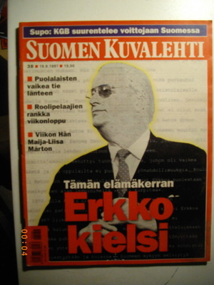 Suomen Kuvalehti Nro 38/1997. (13.3)