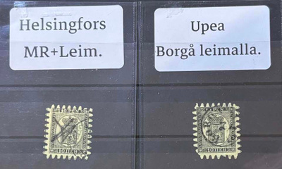 2 x 10 Penniä Iso hampaisia.