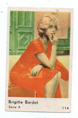Purkkakuva Hellas Serie A n:o 114 BRIGITTE BARDOT