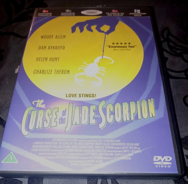 DVD Jadeskorpionin Kirous Woody Allen