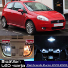 Fiat Grande Punto Sisätilan LED-sarja 13-osainen - pikkukuva 1