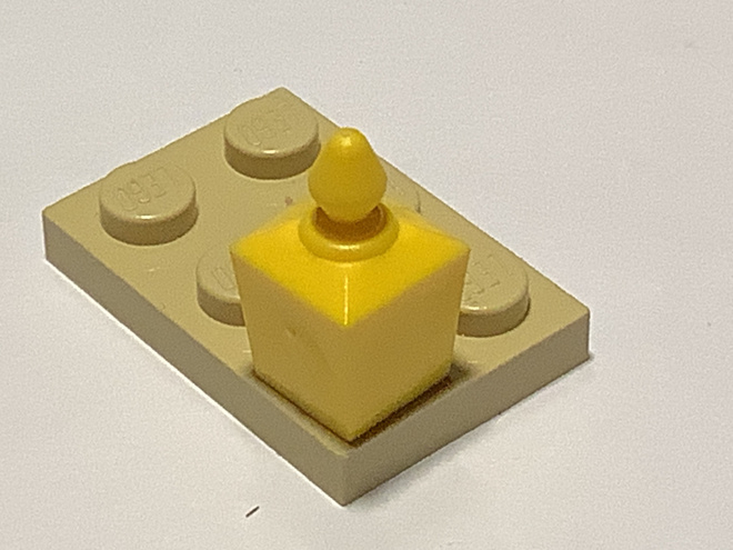 Lego Friends parfyymi pullossa, kelt. neliö 1x1