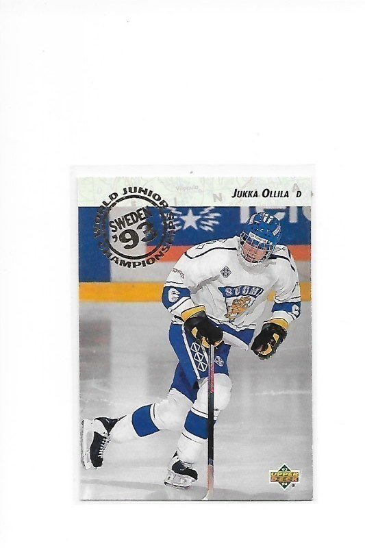 1993-94 Upper Deck #269 Jukka Ollila Suomi Ilves RC