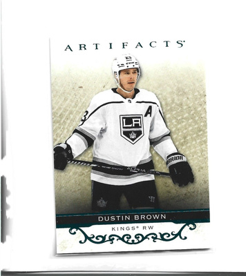 DUSTIN BROWN - 2021-22 ARTIFACTS # 58 NEON GREEN