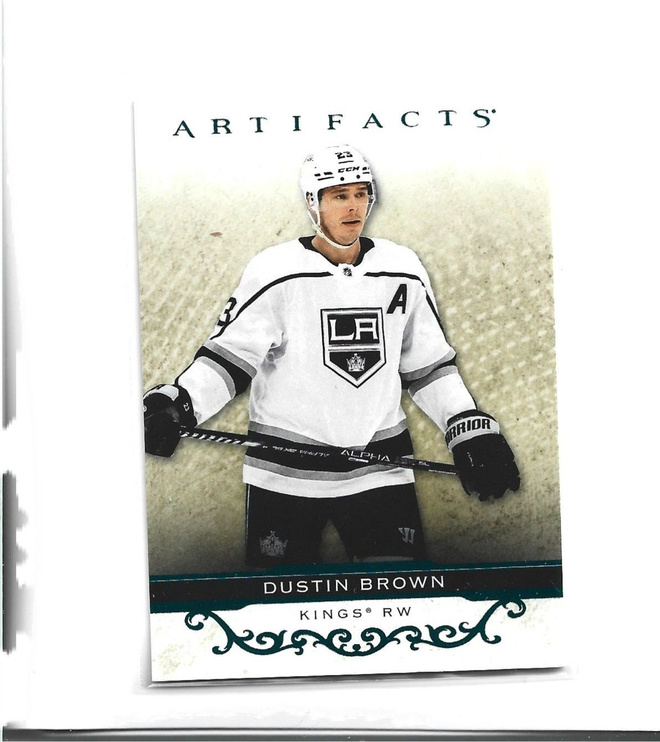 DUSTIN BROWN - 2021-22 ARTIFACTS # 58 NEON GREEN