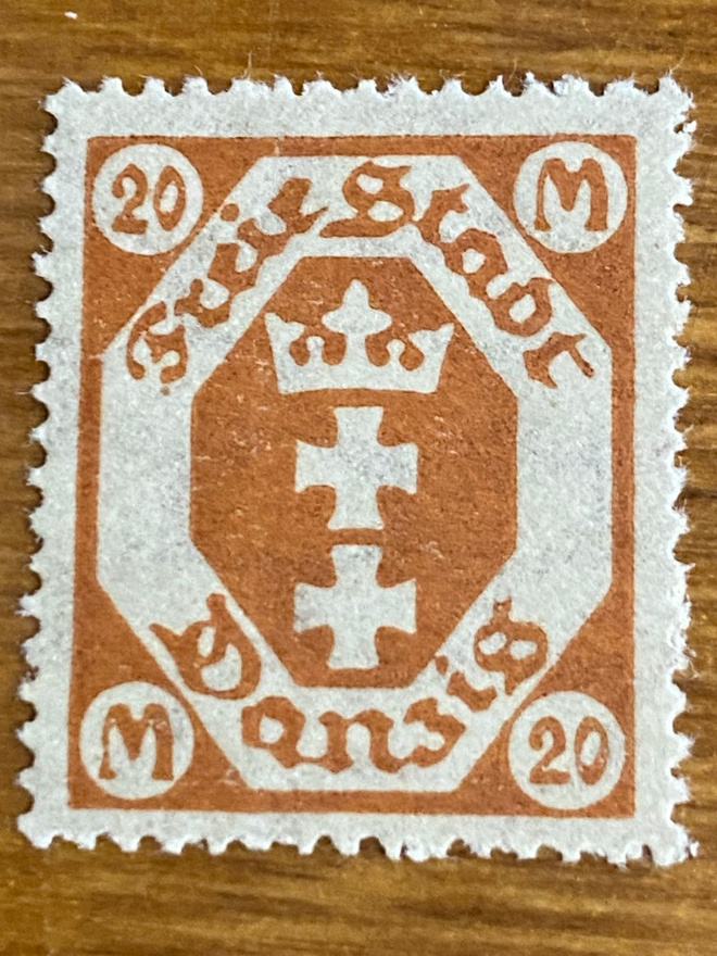 SAKSA DANZIG 1922 MERKKI**