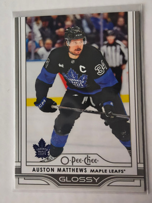 Auston Matthews 2025-26 UD Series 1 OPC Glossy