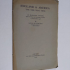 Louis M. Hacker : England and America - The Ties that Bin... - pikkukuva 1