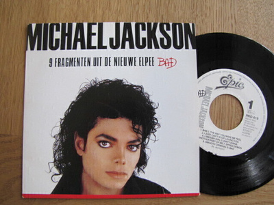 Michael Jackson 9 fragmenten promo 7 45 hollanti 1987