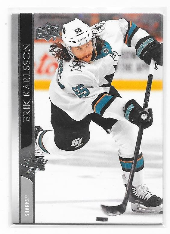 2020-21 Upper Deck #146 Erik Karlsson San Jose Sharks