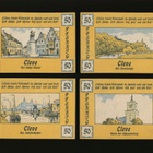 Saksa Notgeld 4 x 50 Pfg, Cleve 1921 - pikkukuva 1