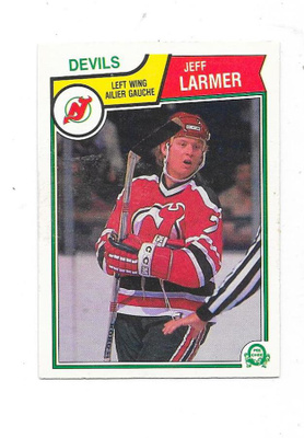 1983-84 OPC #230 Jeff Larmer New Jersey Devils  RC