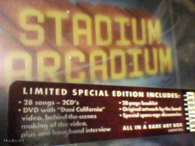 RED HOT CHILI PEPPERS - SPECIAL CD BOX SET- STADIUM ARCADIUM
