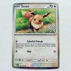 Eevee 133/165 Holo Promo Holiday Calendar Snowflake Stamp - pikkukuva 1