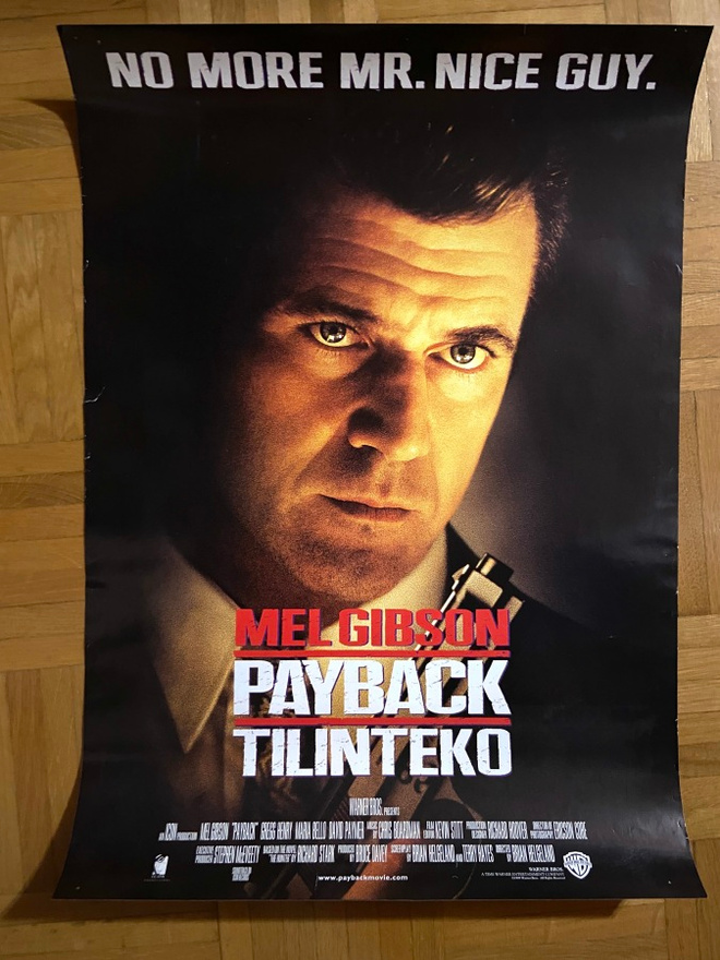 Vanha elokuvajuliste: Payback - tilinteko