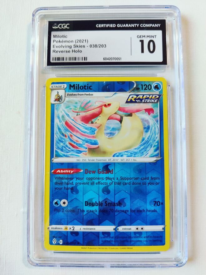 Milotic Evolving Skies 038/203 CGC 10