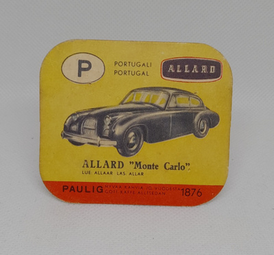 Paulig Kahvikortin autosarja: ALLARD MONTE CARLO