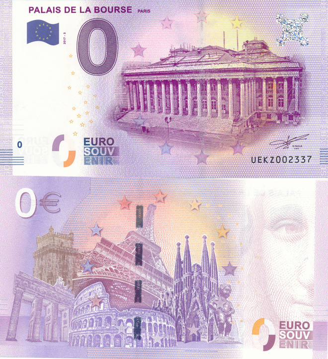 0€ France PALAIS DE LA BOURSE ALE ( Ovh 3.95€ )