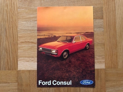 Postikortti Ford Consul 1973/1974. Esite
