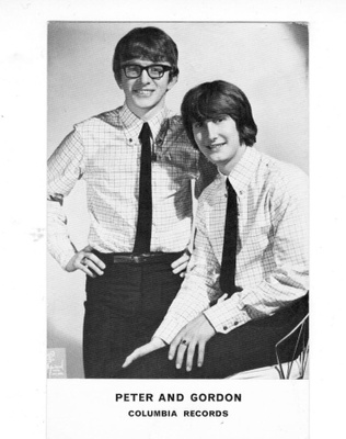 Peter and Gordon - Mainoskortti