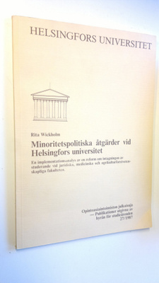 Rita Wickholm : Minoritetspolitiska åtgärder vid Helsingf...